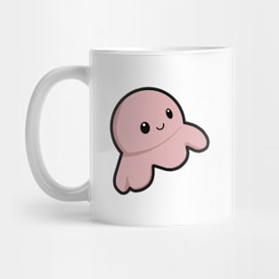 Light Dark Pink Octopus Mug